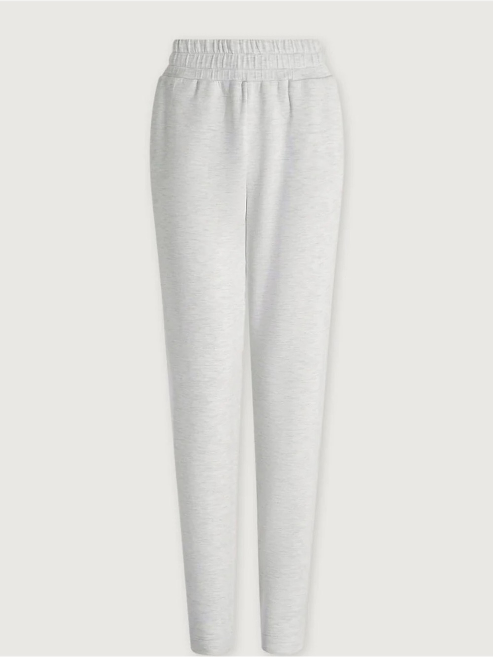 Varley The Slim Zip Hem Pant 29.5" Ivory Marl